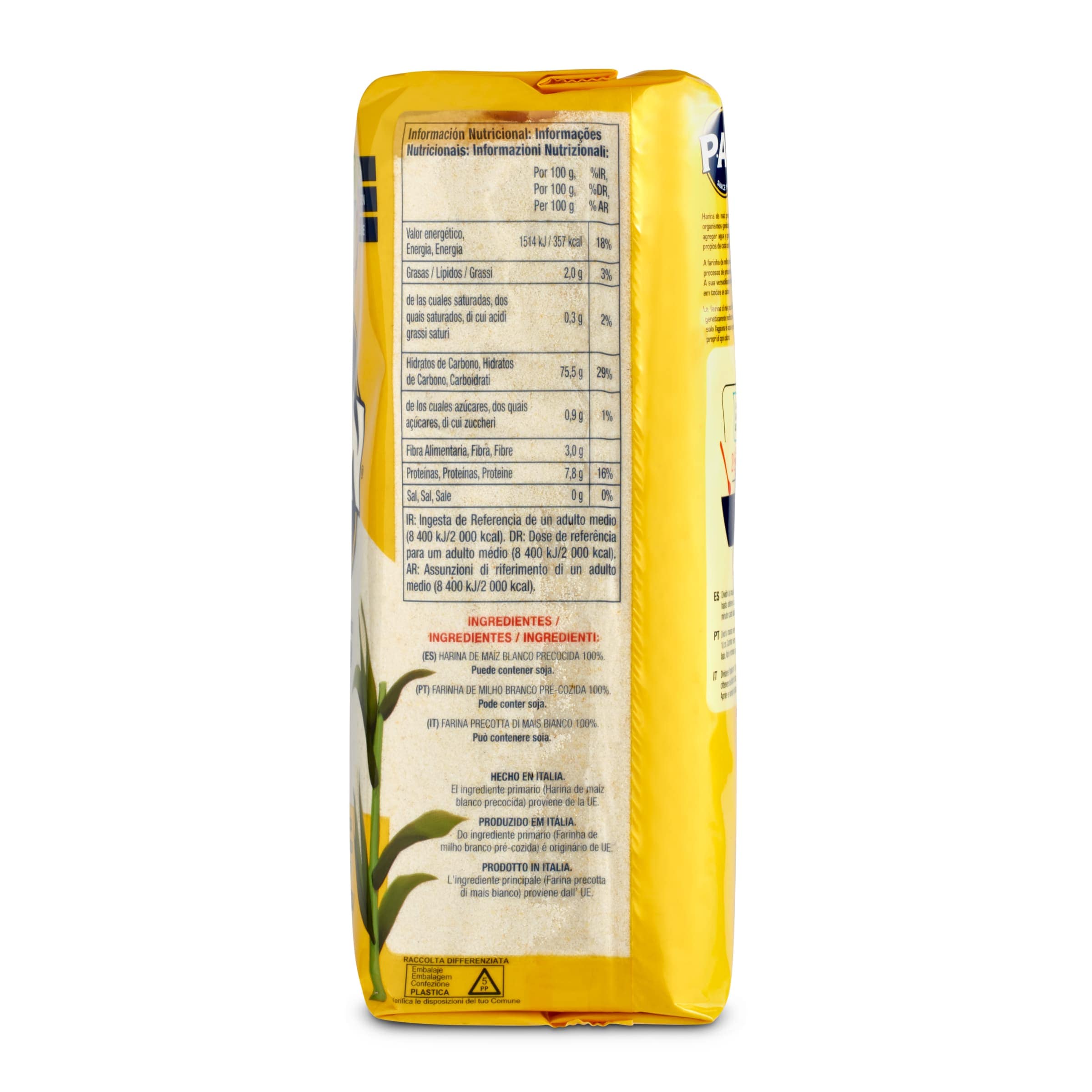Harina de maíz blanco 1 Kg