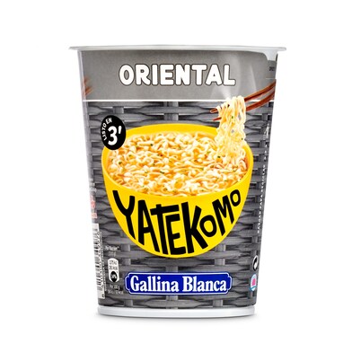 Fideos orientales GALLINA BLANCA YATEKOMO VASO 61 GR-1 Fideos orientales GALLINA BLANCA YATEKOMO VASO 61 GR-1
