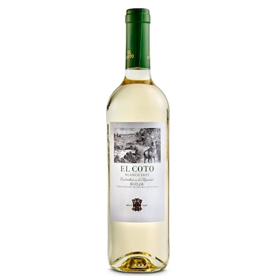 Vino blanco rioja EL COTO   BOTELLA 75 CL-0