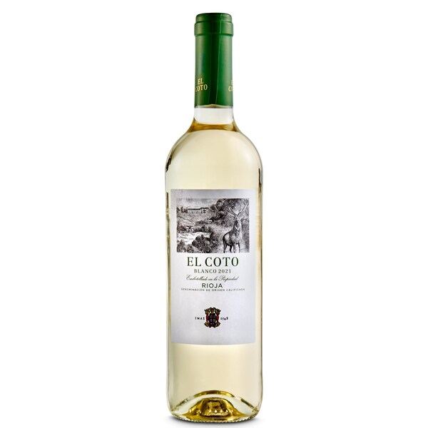 Vino Blanco Rioja El Coto Botella 75 Cl.