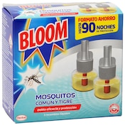 Insecticida eléctrico anti mosquitos Bloom caja 2 unidades