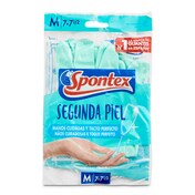 Guantes reutilizables segunda piel talla M Spontex bolsa 2 unidades