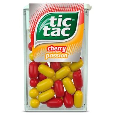 Caramelos de cereza Tic tac caja 18 g-0 Caramelos de cereza Tic tac caja 18 g-0