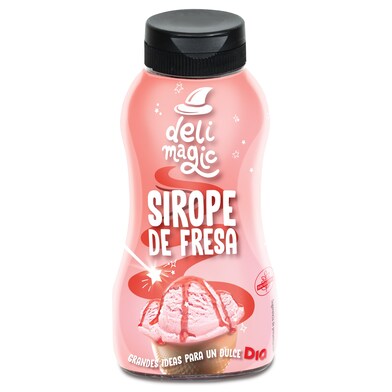 Sirope de fresa Delimagic botella 295 g-0