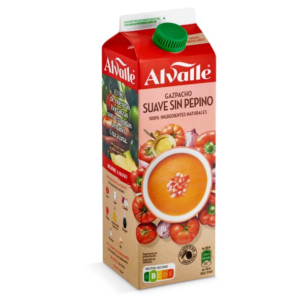Gazpacho Suave Alvalle 1 L