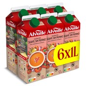 Gazpacho suave sin pepino Alvalle pack 6 x 1 l