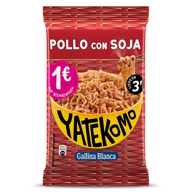 Fideos orientales pollo con soja Gallina Blanca sobre 79 g-0 Fideos orientales pollo con soja Gallina Blanca sobre 79 g-0