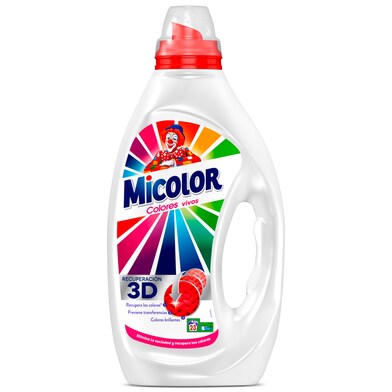 Detergente gel colores puros Micolor botella 23 lavados-0