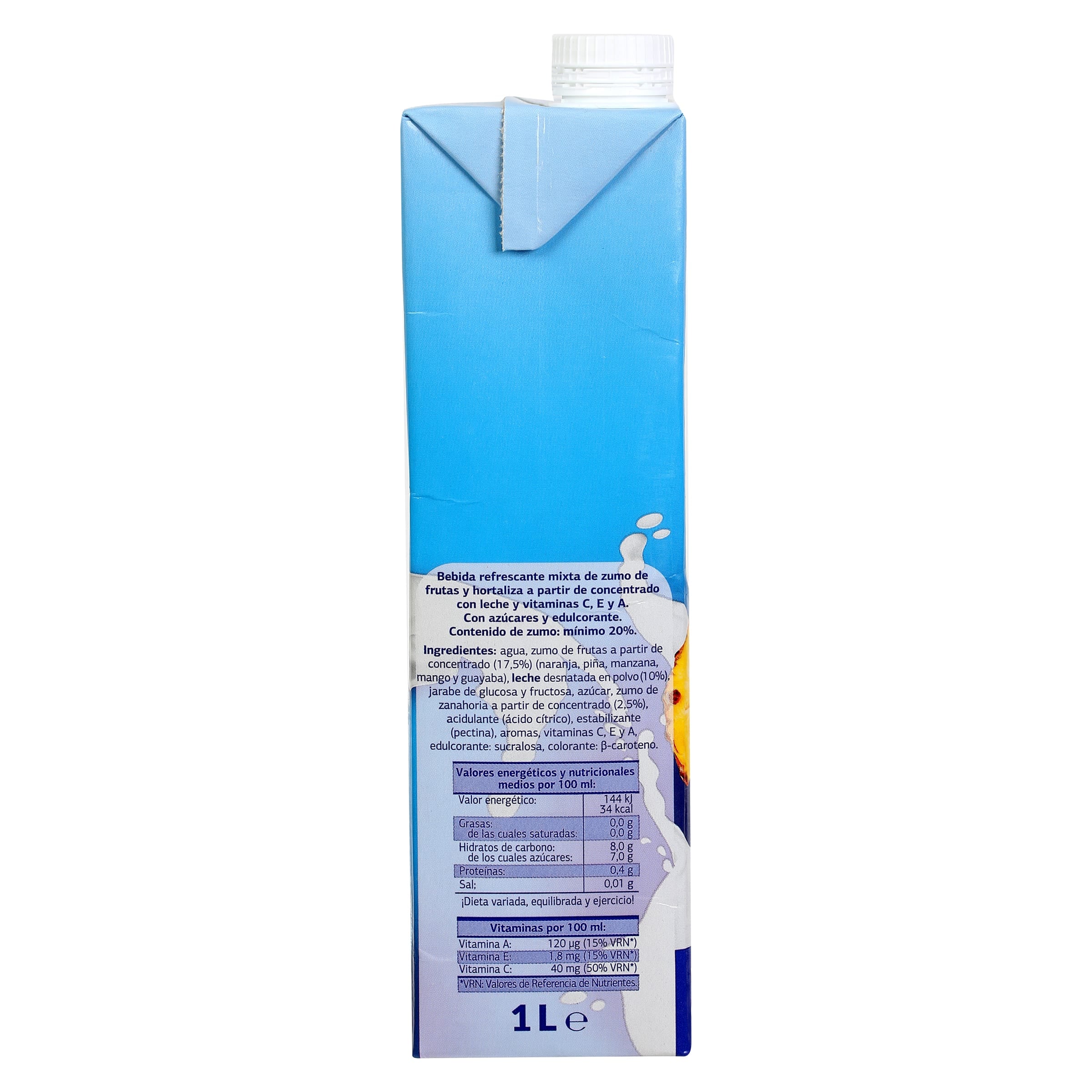 Bebida de fruta y leche mediterráneo Dia Saborfera 1 L