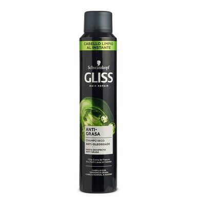 Champú seco cabellos grasos Gliss spray 200 ml-0