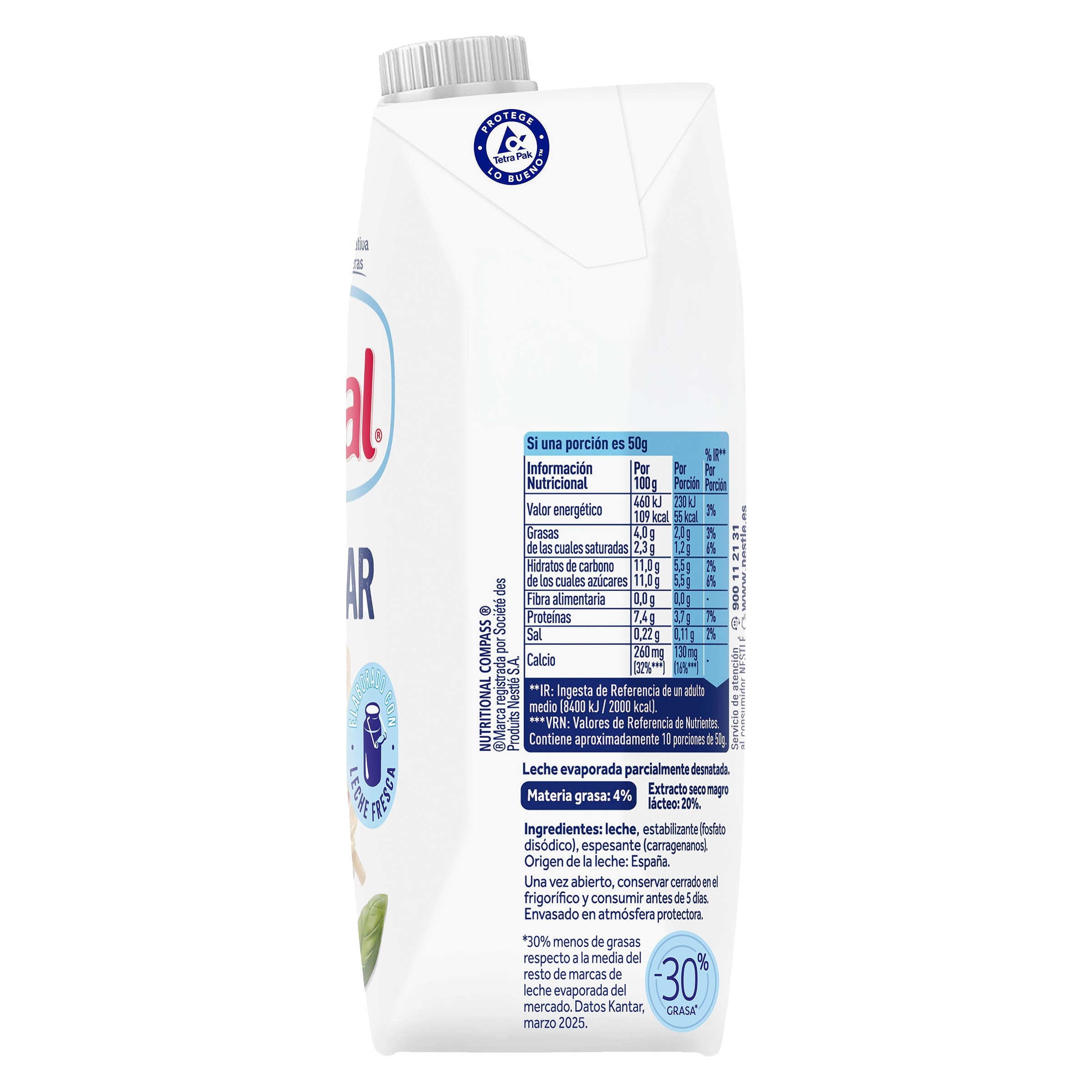 Leche evaporada Ideal 525 g