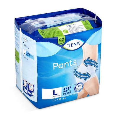 Pants de incontinencia plus talla L Tena bolsa 8 unidades-0