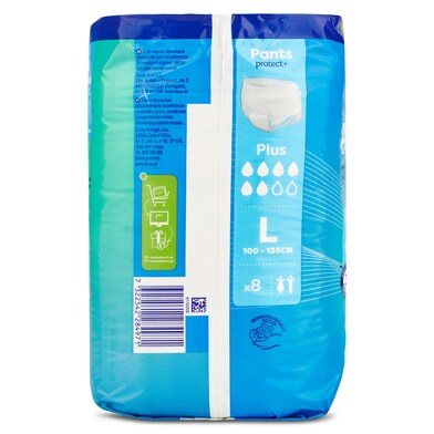 Pants de incontinencia plus talla L Tena bolsa 8 unidades-1 Pants de incontinencia plus talla L Tena bolsa 8 unidades-1