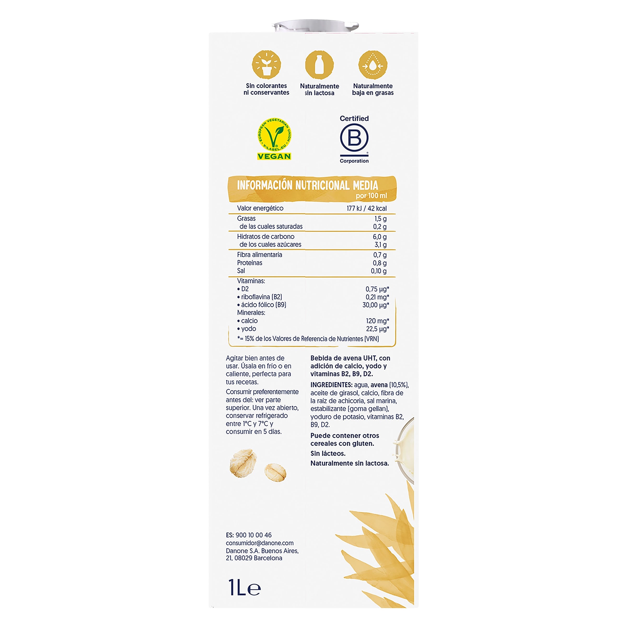 Bebida de avena Alpro 1 L