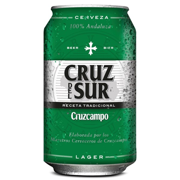 Cerveza Cruz del Sur Lata 33 Cl.