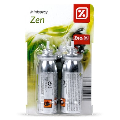 Ambientador mini spray aroma zen Dia blister 24 ml-0