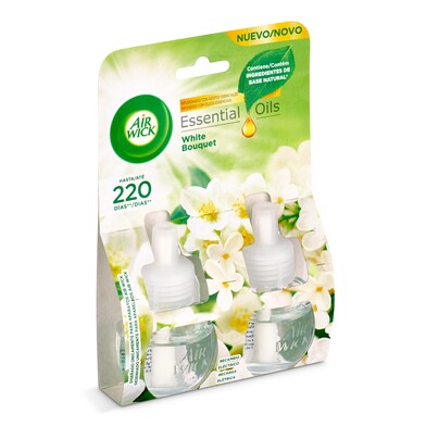 Ambientador eléctrico white bouquet Air Wick blister 2 unidades-0