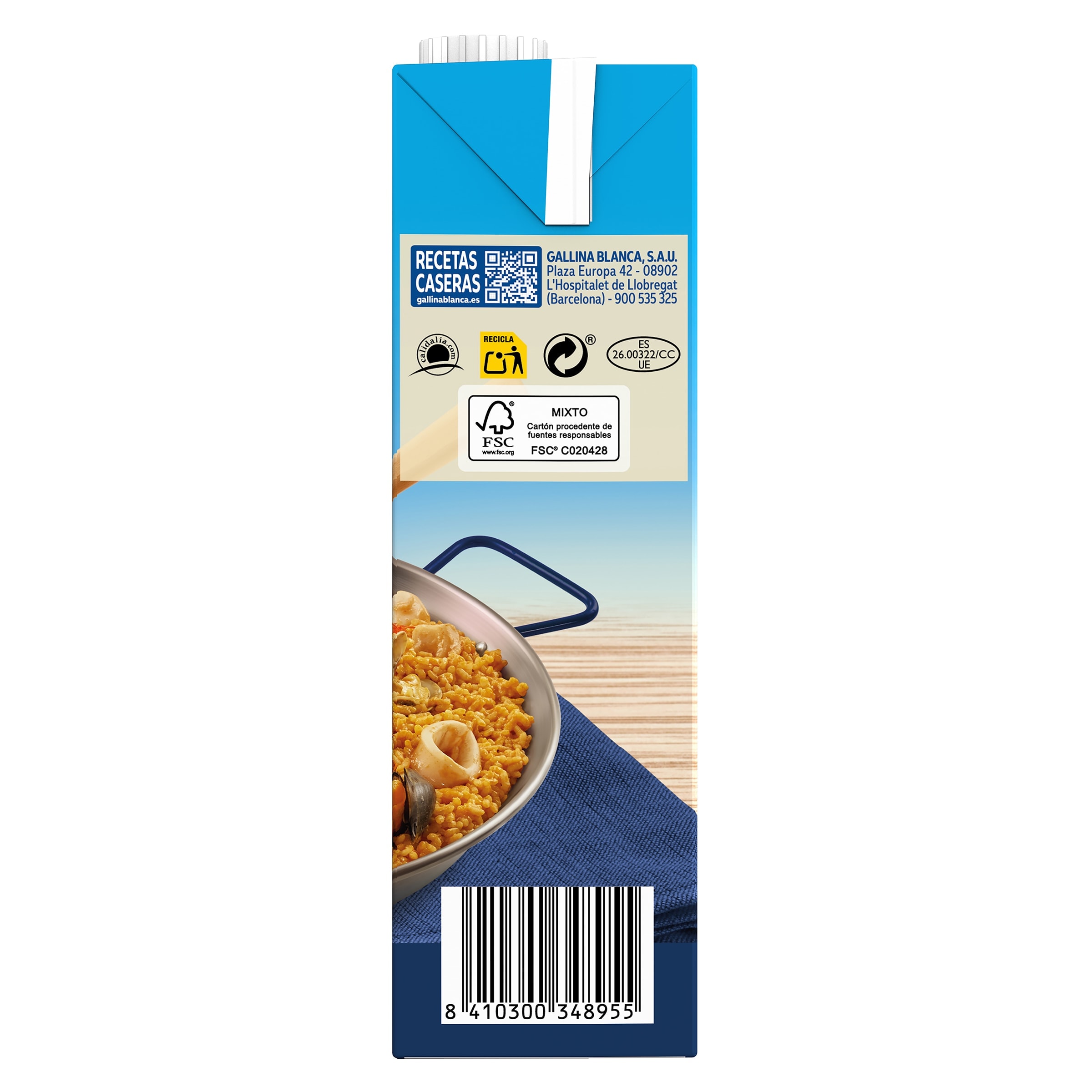 Caldo para paella Gallina Blanca 1 L