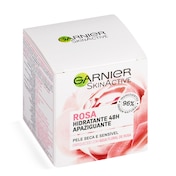 Crema facial hidratante y calmante con agua de rosas Garnier frasco 50 ml