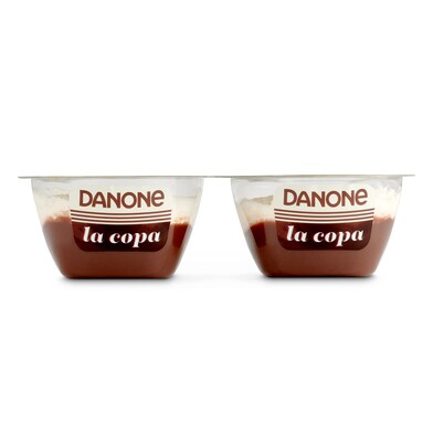 Copa de chocolate de nata DANONE 2 unidades PACK 220 GR-1 Copa de chocolate de nata DANONE 2 unidades PACK 220 GR-1