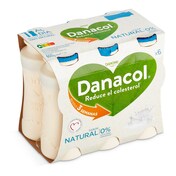 Bebida láctea natural Danacol pack 6 x 100 g