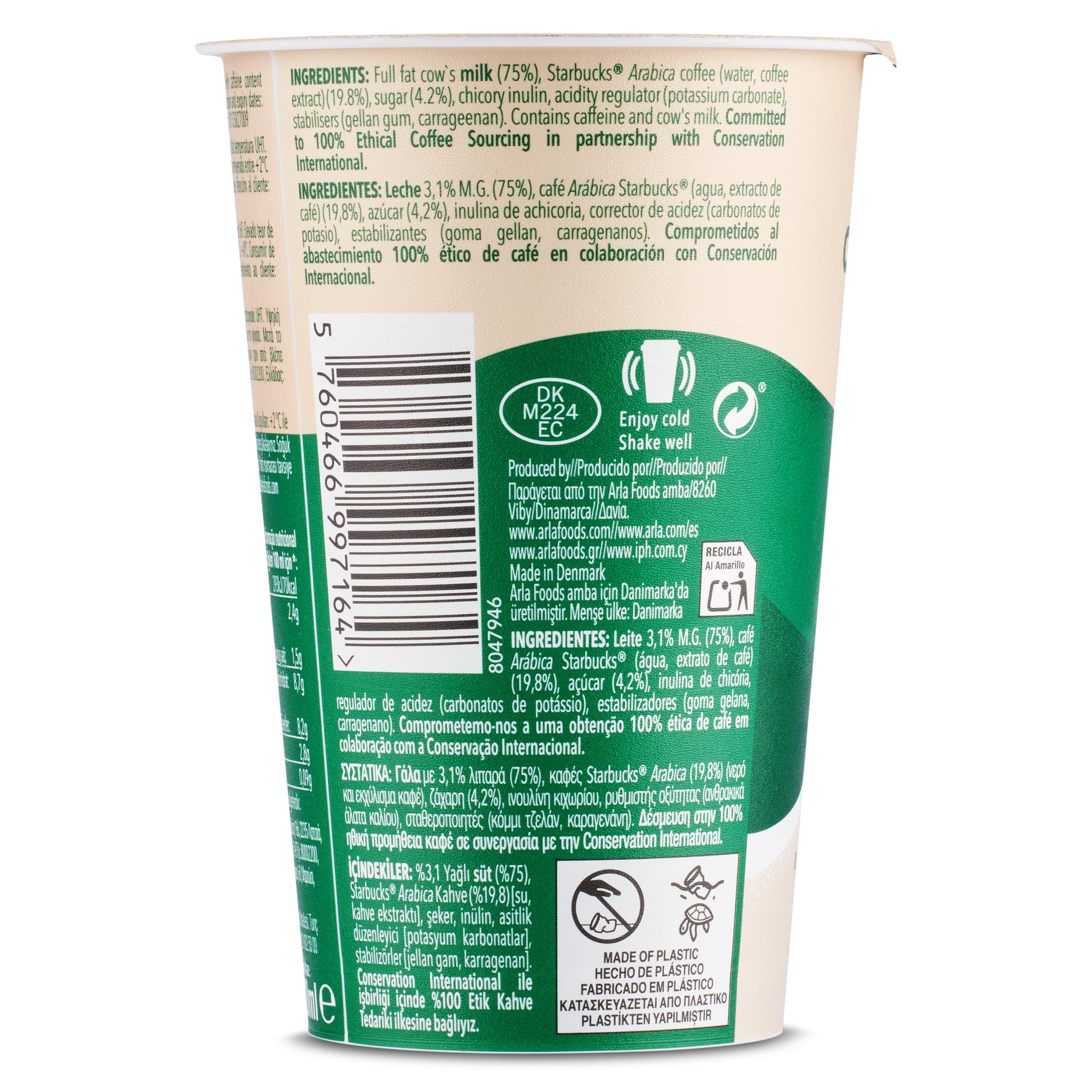 Café latte Starbucks 220 ml