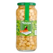 Garbanzos cocidos sin sal Legumbres La Asturiana frasco 400 g