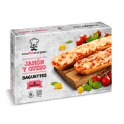 Baguette jamón y queso 2 unidades Al Punto Dia caja 250 g