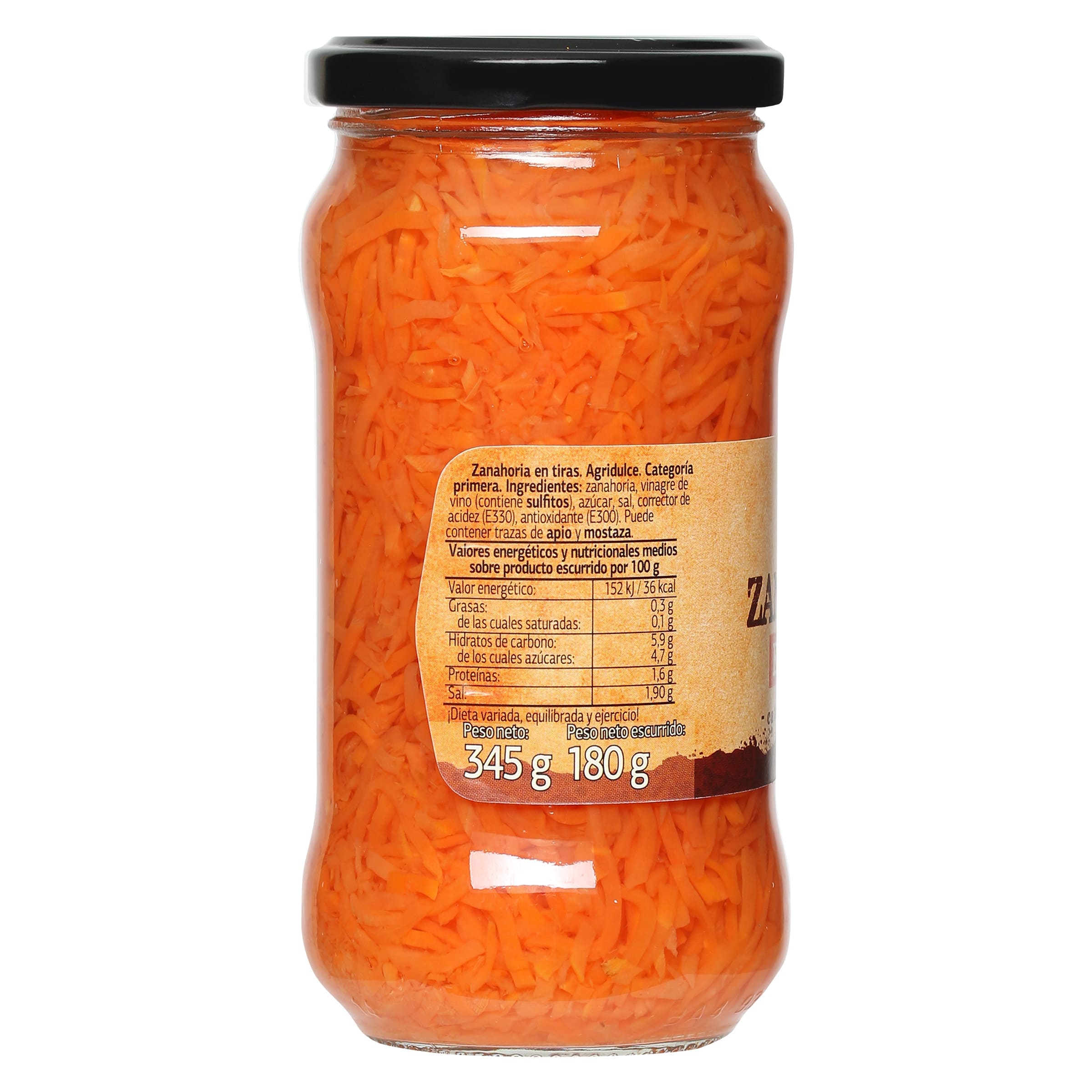 Zanahoria en tiras Dia Vegecampo 180 g