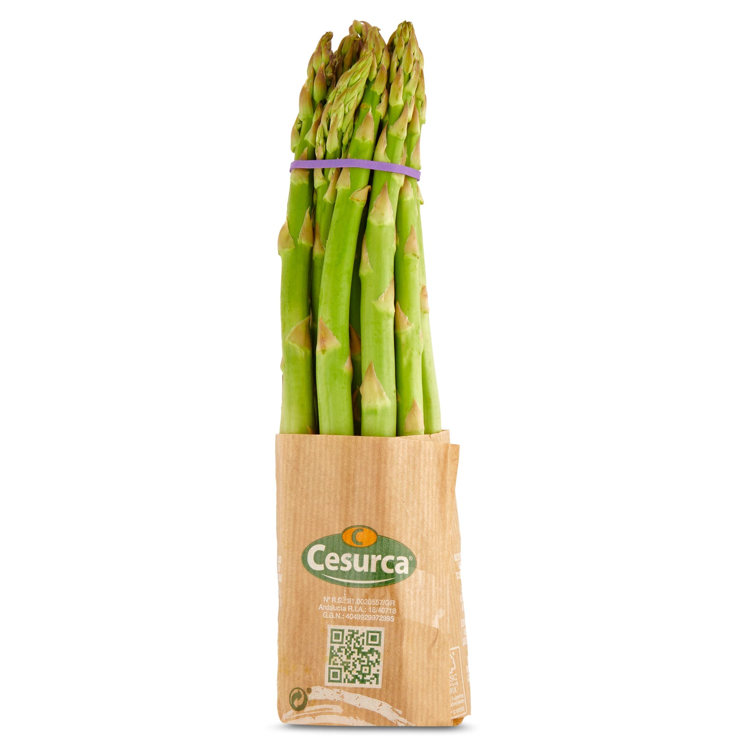 Espárrago verde grueso manojo aprox. 250 g