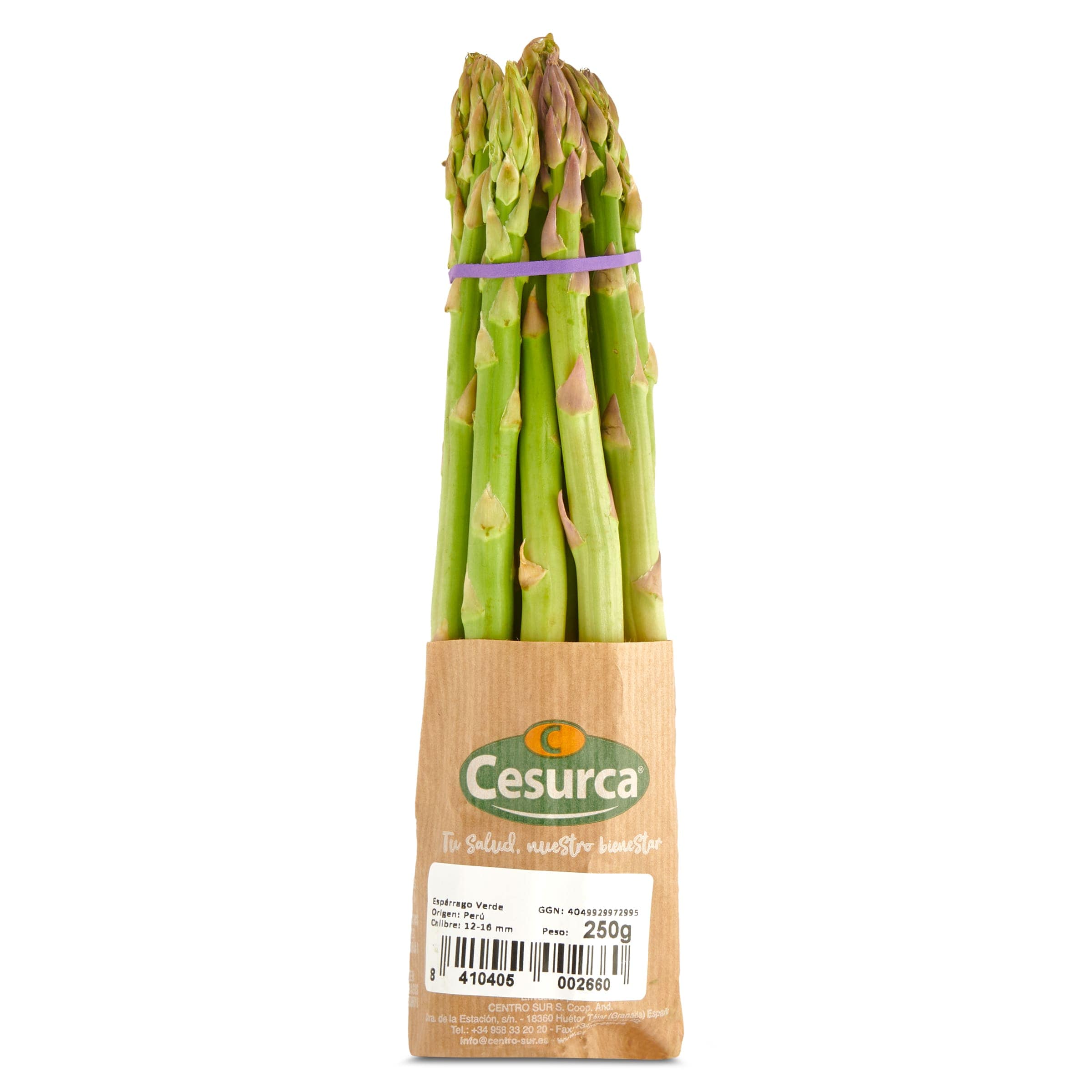 Espárrago verde grueso manojo aprox. 250 g