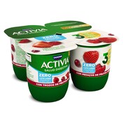 Bífidus desnatado con frutos rojos Activia vaso 480 g