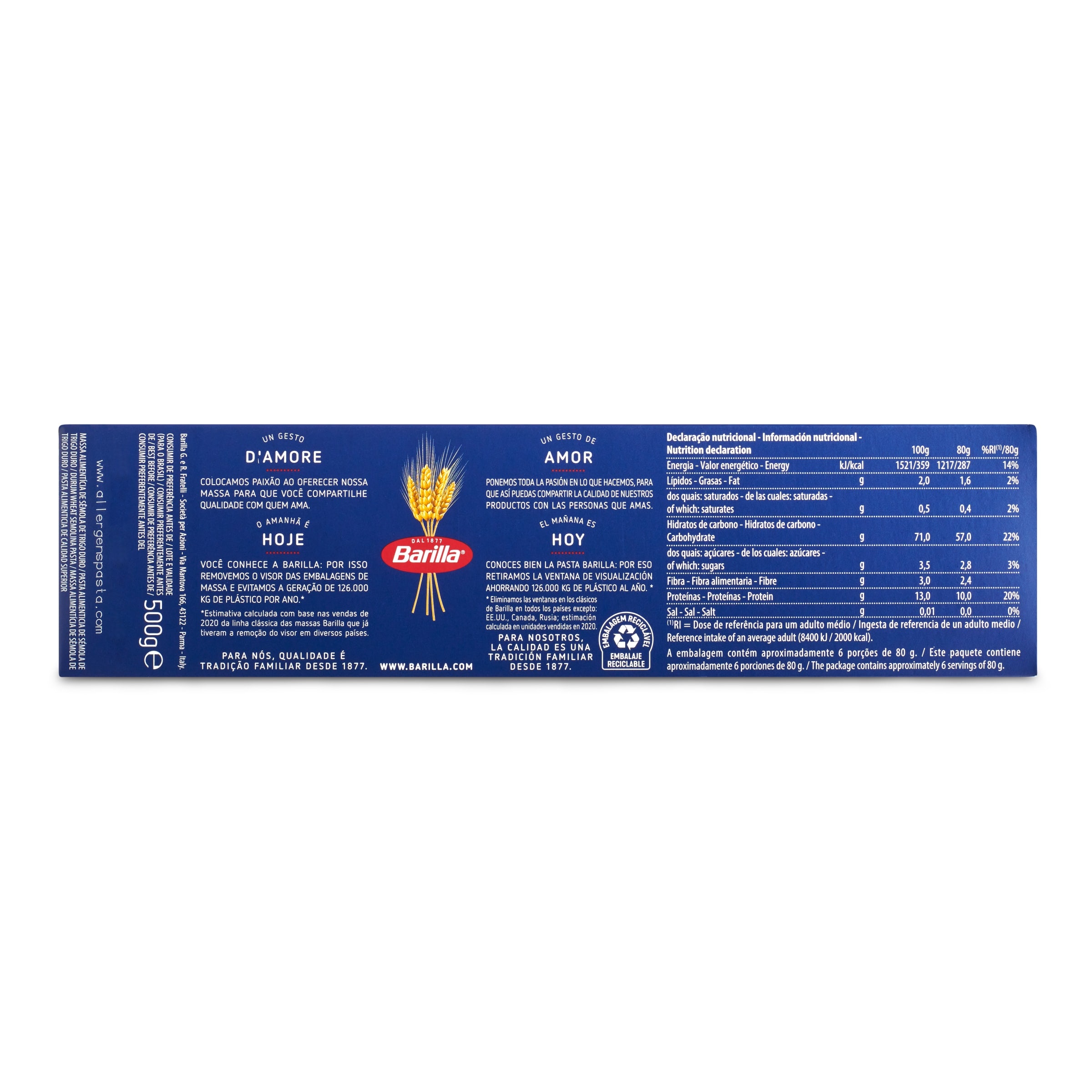 Espaguetis N.º 5 Barilla 500 g