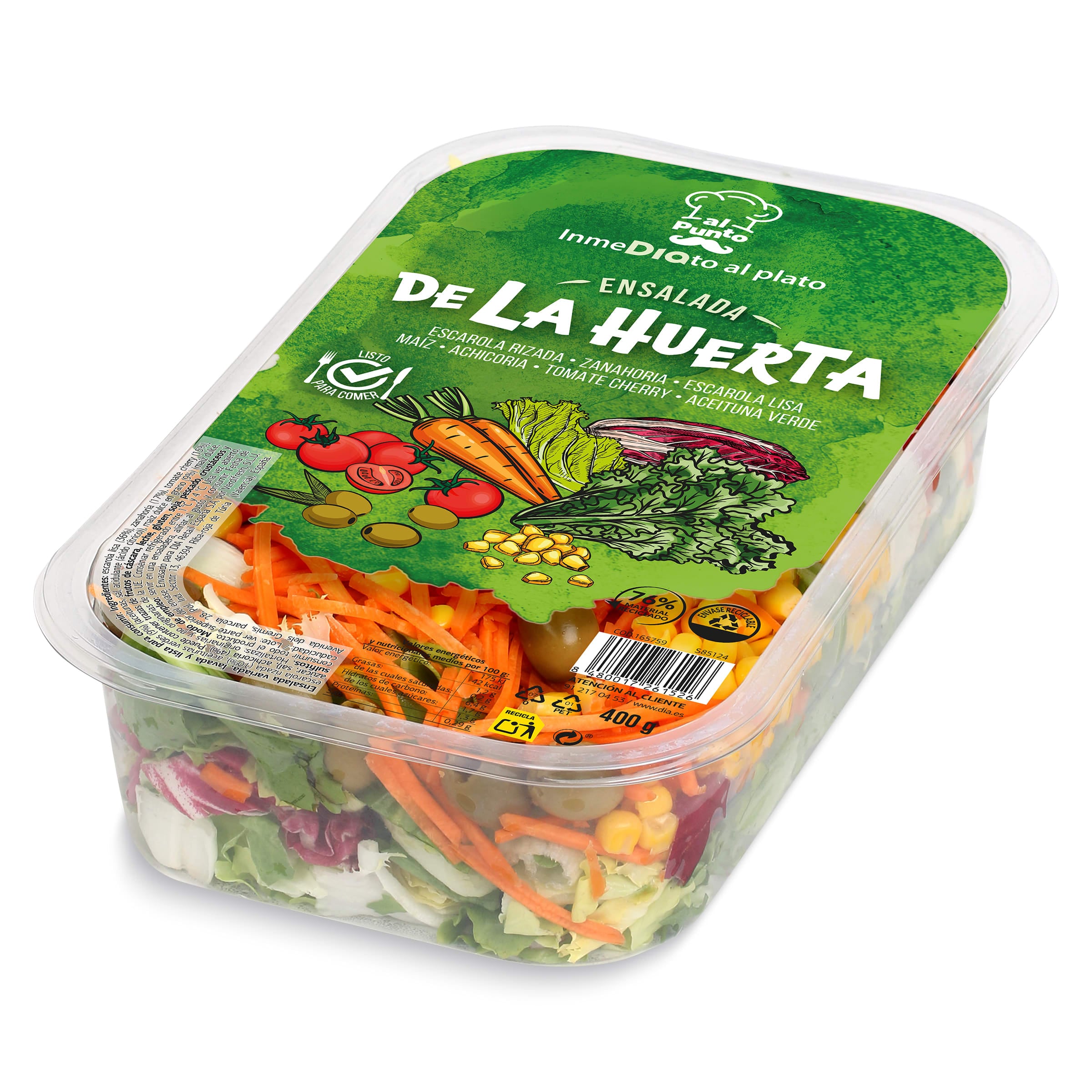 Ensalada de la huerta Dia Al Punto 400 g
