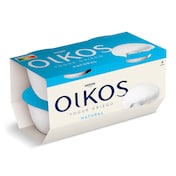 Yogur griego natural OIKOS  4 unidades PACK 440 GR