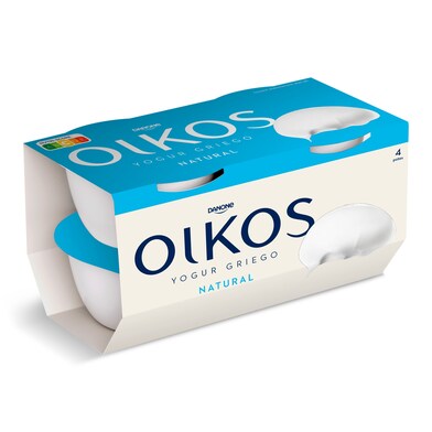 Yogur griego natural Oikos pack 4 x 110 g-0