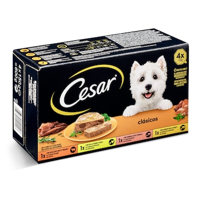 Alimento para perros clásicos Cesar tarrina 600 g-0