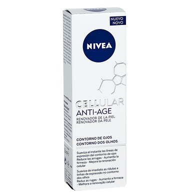 Anti age contorno de ojos antiarrugas Nivea frasco 15 ml-0