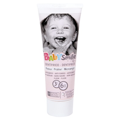 Pasta dentífrica infantil BabySmile tubo 75 ml-0