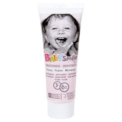 Pasta dentífrica infantil BabySmile tubo 75 ml-0