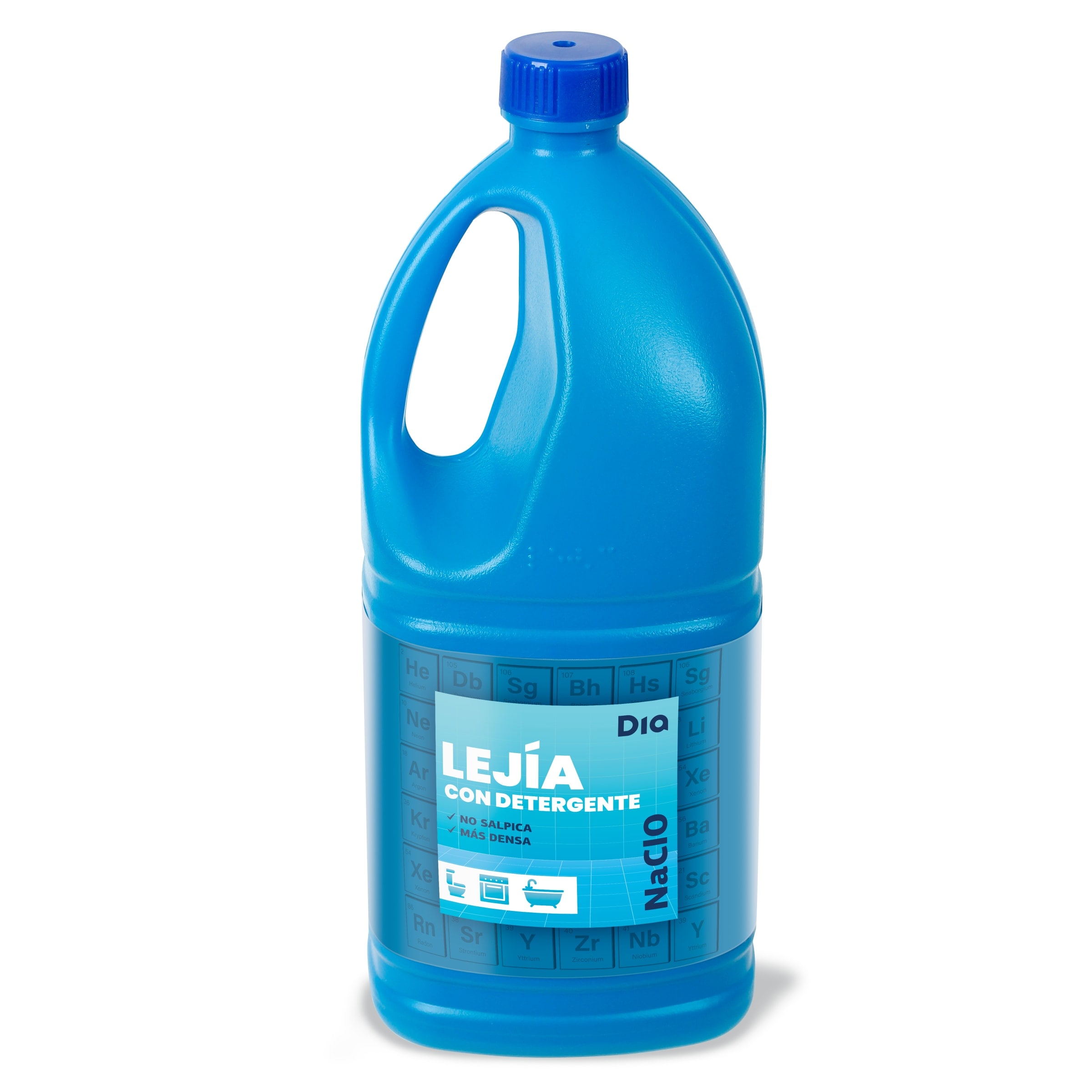 Lejia con Detergente Garrafa de 2 litros • Pack de Ahorro 8 Unidades •  Limpieza y Desinfeccion del Hogar • Limpieza sin Huella • : :  Salud y cuidado personal