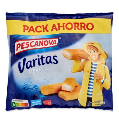 Varitas de merluza Pescanova bolsa 450 g-0