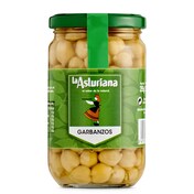 Garbanzos cocidos Legumbres La Asturiana frasco 210 g