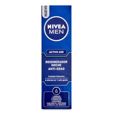 Crema de noche regeneradora antiedad Nivea frasco 50 ml-0