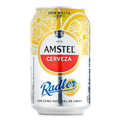 Cerveza radler con limón Amstel lata 33 cl-0