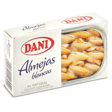 Almejas al natural Dani lata 63 g-0 Almejas al natural Dani lata 63 g-0