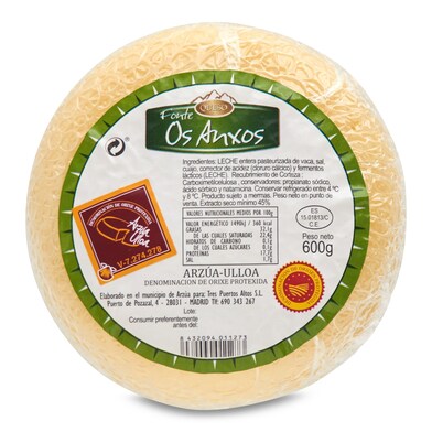 Queso madurado graso Fonte os anxos 550 g-0