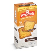 Biscotes sin gluten Proceli caja 150 g