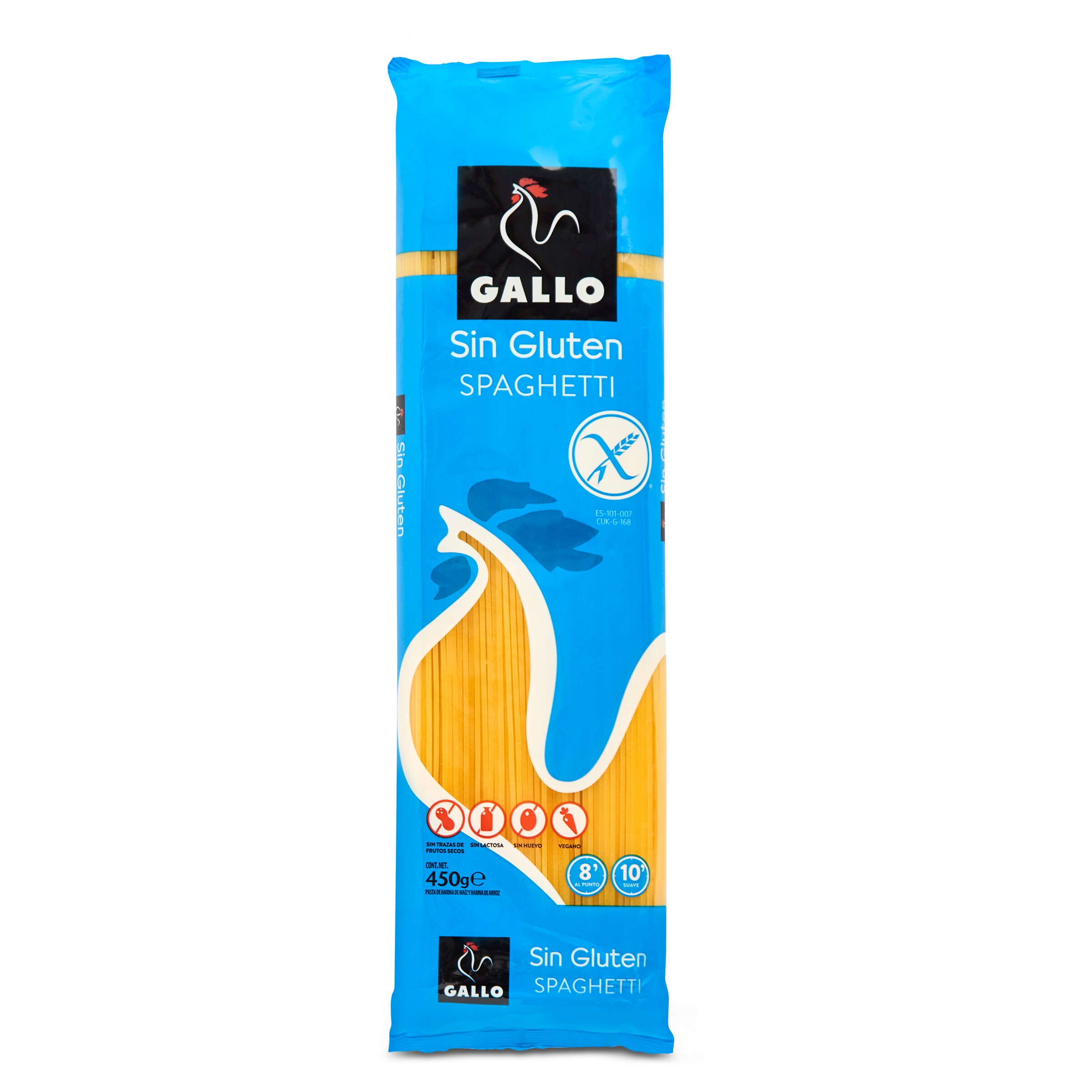 Espaguetis sin gluten Gallo bolsa 450 g