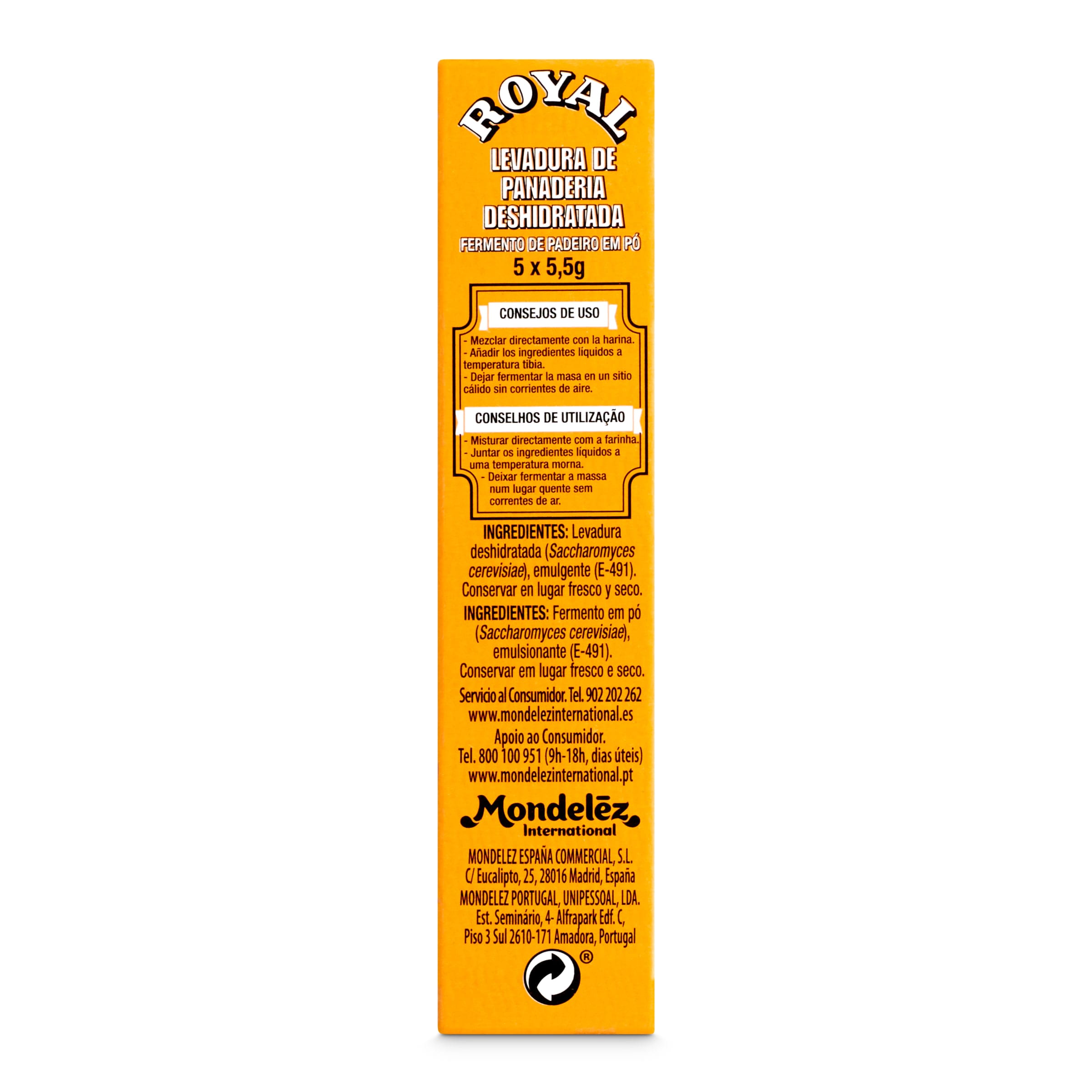 Levadura de panadería Royal 27.5 g